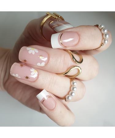 Zaubern gel4Home- UV wraps UV nail foils gel nail wraps semi cured gel nails (Beauty French)