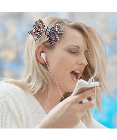 CALLARON Hairpin Spring Hair Clip Rhinestone Design Hair Clips Bowknot Hair Clip Women Bow Headdress Clip Hairband Hair Accessories Bow Hair Accessories Hair Bow Barrettes Bow Hair Barrette - Buy Online on GoSupps.com