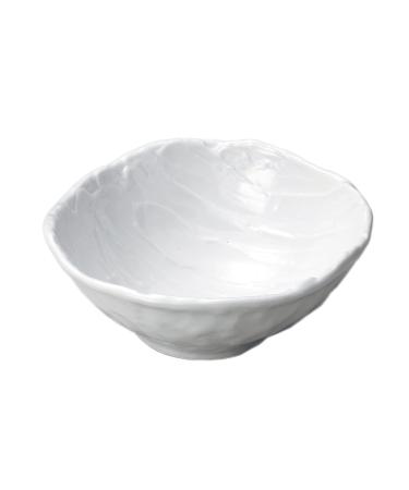AM-HR021 White Rough Shaving 9.1 inches (23 cm) Large Bowl
