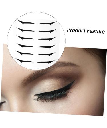 Healeved 72 Pairs Glitter Eyeliner Eye Makeup Stickers Invisible Eye Line Strips Double-sided Tape Instant 1 count (Pack of 1) Assorted Colorx2pcs - Buy Online on GoSupps.com