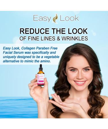 Collagen Serum for Face - Anti-Aging & Hydrating Facial Serum | Reduce Fine Lines & Wrinkles - 2oz - Buy Online on GoSupps.com