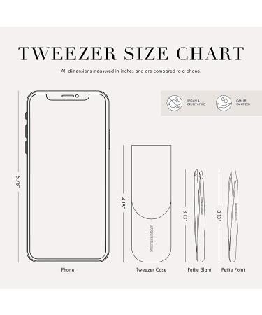 Tweezerman Petite Tweeze Set - Assorted Colors & Pouches | Precision Tweezers - Buy Online on GoSupps.com