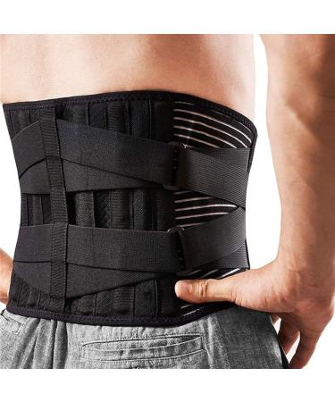 Back Support Belt for Men and Women Lower Back Brace for Pain Relief Breathable Lumbar Brace for Heavy Lifting Herniated Disc Sciatica Scoliosis (Size : Large) (Medium) (XX) - Buy Online on GoSupps.com