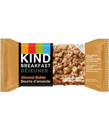 KIND Breakfast Bars Almond Butter Gluten Free 1.8 Ounce 20 Count - Buy Online on GoSupps.com