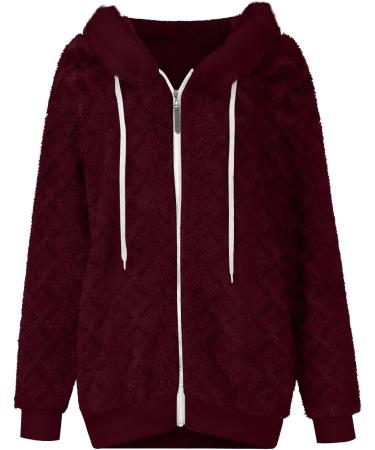 Buy Hanxiulin Oversize Plush Jacket for Women | Cozy Winter Fleece Hoodie in Multiple Colors - Warm & Stylish - Buy Online on GoSupps.com