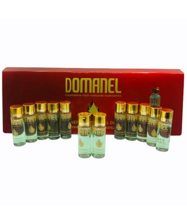 DOMANEL   Restructuring Ampoules 15 Ml 0.51 Oz + Hair Brightener + Tones + Softens And Adds Shine