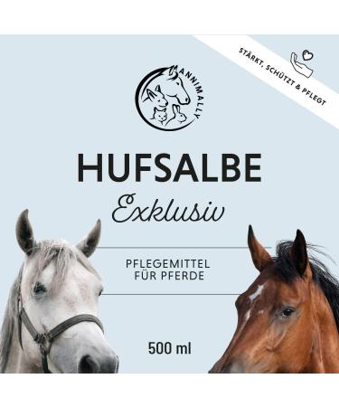 Annimally Hoof Balm for Horses - 500ml Hoof Care Ointment & Hardener | Durable Hoof Grease for Healthy Hooves & Growth - Buy Online on GoSupps.com