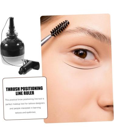 Healeved 2pcs String Ink Line Box Ink Line Ruler Black in The Meters Eyebrow Positioning Tool Vial Bottled - Buy Online on GoSupps.com
