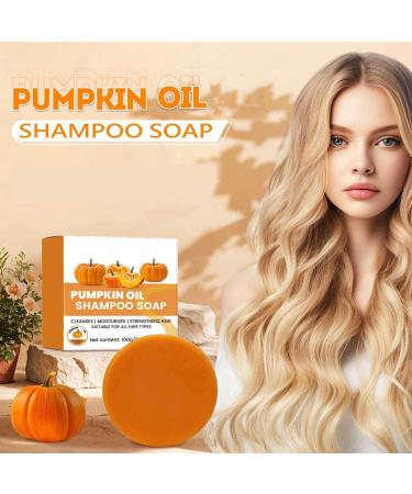 JIAOY Pumpkin Seed Oil for Hair Growth Shampoo Soap Pumpkin Shampoo Bars and Conditioner for Hair Care and Strengthening Pumpkin Oil for Hair Growth Care for Dry Damaged Hair 5 Pack 5 Pack - Buy Online on GoSupps.com