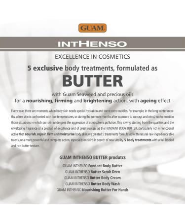 Guam Inthenso Body Butter 250ml - Nourishing & Tightening Body Cream for Dry Skin - Made in Italy - Buy Online on GoSupps.com