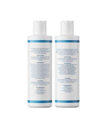 Hair Growth Shampoo & Conditioner Set - Biotin, Saw Palmetto, DHT Blocking - USA Made - 2 Bottles 8 fl oz - Buy Online on GoSupps.com