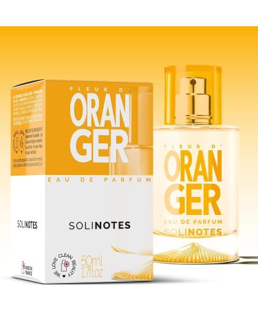 Solinotes Orange Blossom Perfume for Women & Men 1.7 Fl Oz/ 50 ML Eau De Parfum Delicate Floral and Soothing Scent with Premium Ingredients - Clean Perfume Cruelty Free Vegan Made in France - Buy Online on GoSupps.com