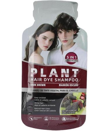  LUCKDANO Gentle Dark Brown Dye Hair Non-Damage Shampoo for Gray Hair Coverage 30ml - Buy Online on GoSupps.com