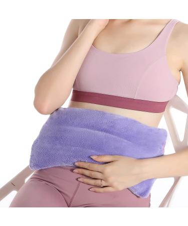 SuzziPad Microwave Heating Pad 8x14 - Multipurpose Heat Pack for Pain Relief - Purple Heat Compress Wrap for Neck, Shoulder, Back, Knee - Moist Heat Therapy for Cramps, Joint Pain, Muscle Ache - Buy Online on GoSupps.com