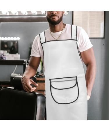 Beavorty overalls aprons decor hair stylist apron for barber hair stylist apron for men barber hairdressing apron hair stylist apron with pocket barber apron man white shawl tpu - Buy Online on GoSupps.com