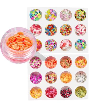FOMIYES 72 Boxes Fruit Slice Diy Manicure Lip Gloss Base Clay Fruit Slices Nail Adornos Para Mesa De Fruit Slice Embellishments Resin Charms Cake Toppers Decor The Flowers Accessories - Buy Online on GoSupps.com