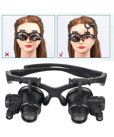 Portable Watch Repair Magnifier with LED Light Hands Free Headband Visor for Close Work Craft Reading Full of Stars - Buy Online on GoSupps.com