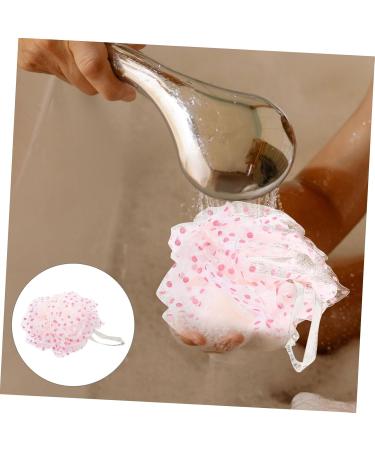 2pcs Exfoliating Bath Ball & Shower Pouf - Mesh Scrubber Sponge for Body Cleaning | Ideal for Girls - Bath Loofah Set - Buy Online on GoSupps.com