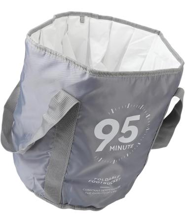 Large Collapsible Foot Bath Basin Portable and Foldable SPA Tub for Home Travel Keeps Water Warm Multifunctional Use for Laundry and Picnics (Gray) - Buy Online on GoSupps.com