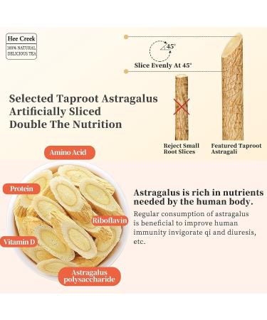 Astragalus Root Sliced Huang Qi 7oz/200g - Top Grade Chinese Herbal Tea - Buy Online on GoSupps.com