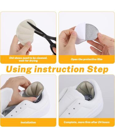 Shoe Filler Inserts - 2 Pairs Comfort Toe Cushions for Loose Shoes | Perfect Fit for High Heels & Leather Shoes - Buy Online on GoSupps.com