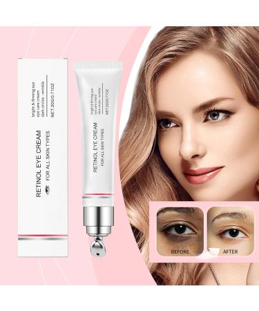Retinol Eye Cream for Dark Circles Anti-Aging Moisturizing Treatment for Under Eye Area Fight Fine Lines Wrinkles & Dark Spots 0.71 oz - Buy Online on GoSupps.com