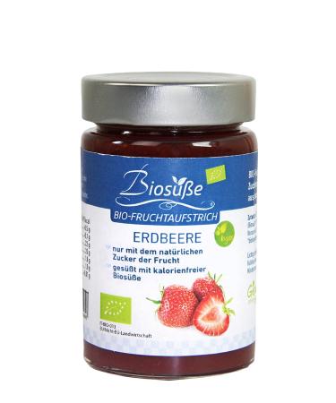 kalorienfreie Biosuße Bios ße Organic strawberry pie jar 225 g