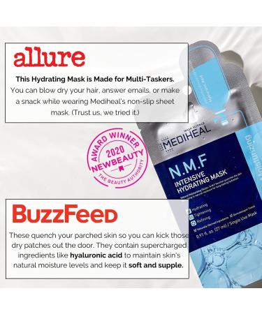 Mediheal N.M.F Intensive Hydrating Beauty Mask - 5 Sheets (27ml Each) | Deep Moisture for Radiant Skin - Buy Online on GoSupps.com