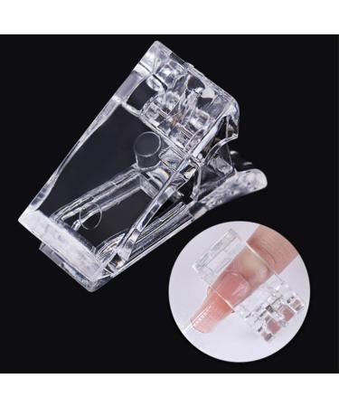 Flybloom Nail Tip Clip - Fast Build Polygel Nail Shapes & UV Builder Clamps for Perfect Fingernail Extensions | Nail Art Tool - Buy Online on GoSupps.com