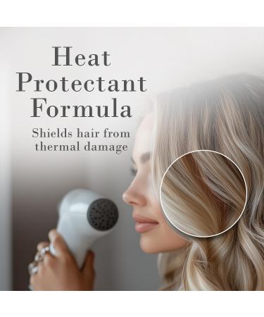 VoC Thermal Protection Haircare Spray | Natural Heat Protectant for Hair | Memory Retention Anti-Frizz Non-Toxic Cruelty-Free Vegan (8.5 oz | 250 ml) - Buy Online on GoSupps.com