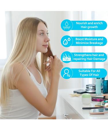 Intensive Moroccan Oil Hair Treatment Serum - 16 Capsules for Hair Repair & Growth | No Rinse | Vitamins A C E B5 for Men & Women - Buy Online on GoSupps.com