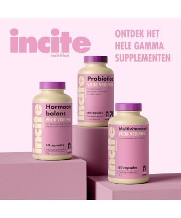 Incite Nutrition Womens Multivitamins 60 Capsules With 22 essential vitamins & minerals + Coenzyme Q10 Support for the immune system energy hormonal balance Suitable for vegetarians - Buy Online on GoSupps.com