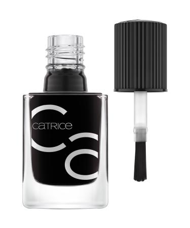 Catrice Iconails Gel Lacquer Gellack Nailack No. 20 Black to the Routes Black Long -lasting shiny without acetone vegan microplasty particles free (10.5ml)