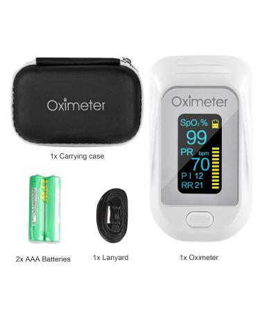 Buy Tomorotec M130 Fingertip Pulse Oximeter – Accurate SpO2 Pulse Rate & Respiratory Rate Monitor for Sports & Aviation – International Shipping Available - Buy Online on GoSupps.com