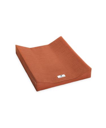 Changing pad cover for 2-wedge trough made of muslin rust Made in Germany OEKO-TEX Standard 100 size: 50/65 cm