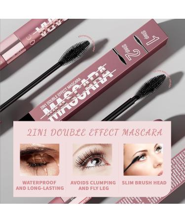  XiXiRan 2-in-1 Mascara: Waterproof Volumizing and Lengthening Mascara for Glamorous and Beautiful Eye Makeup - Buy Online on GoSupps.com