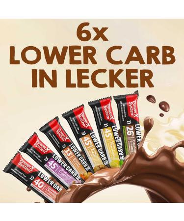 Power System Lower Carb Cookies & Cream Protein Bar - 45% Protein Low Sugar & Low Carb - 28x40g - International Shipping Available - Buy Online on GoSupps.com