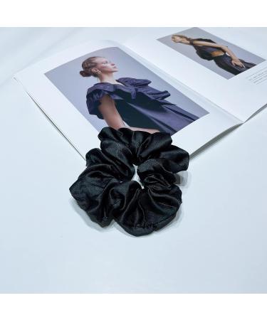 Elegant Satin Silk Scrunchies - 6 Pack | Big Hair Ties for Ponytail | Gentle on Hair - Buy Online on GoSupps.com