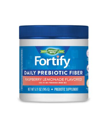 Nature's Way Fortify Daily Prebiotic Fiber Powdered Drink Mix Raspberry Lemonade 5.11 oz (145 g)