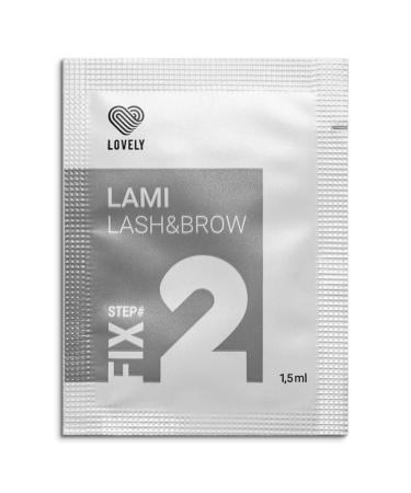 LOVELY LOVELY Lash & Brow Lifting No.2 Fix Eyelash & Brow Fixing Solution Instant Lamination Instant Fix & Shape Eyelash Lift Eyelash Ripple