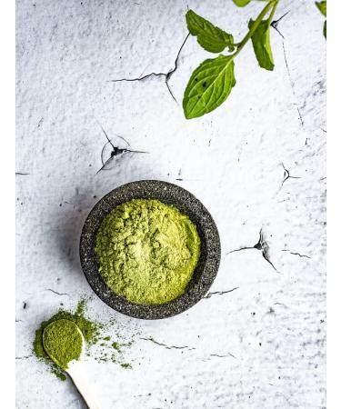 Dattelmann Bio Matcha tea powder 50 g Original green from Japan Ideal for tea smoothie shake and latte Healthy coffee alternative caffeinated lovely sweet slightly sour 50 g 50g - Buy Online on GoSupps.com