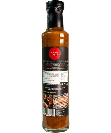 Defence Prime Taste - Rich BBQ Red Meat Marinade Sauce - Lamb/Beef Meat or Vegetables - Vegetarian Sauce - Fresh Ingredients - 250g Barbecue 250 g (Pack of 1) - Buy Online on GoSupps.com
