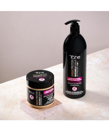 Tahe Gold Protein 3 in 1 Hair Mask for Colored or Highlighted Hair (400 ml (Pack of 1)) - Buy Online on GoSupps.com