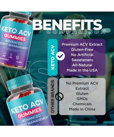 Keto ACV Gummies for Weight Loss | Tank & Shark Oprah Approved | 1-Month Supply - Buy Online on GoSupps.com