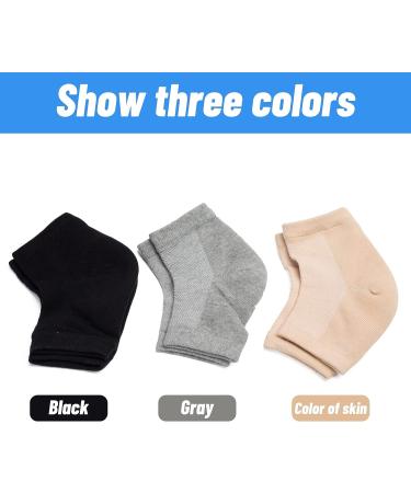 DCC-GETS Moisturizing Gel Socks for Women- 2 Pairs, Cracked Heel Treatment- Beige - Buy Online on GoSupps.com