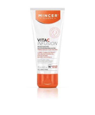 Buy Mincer Pharma Vita C Infusion Moisturizing Potting Mikrodermabrasion 75ml - All Skin Types Camu-Camu Extract & Sea Buckthorn Oil - International Shipping Available - Buy Online on GoSupps.com