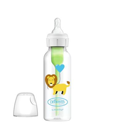 Dr. Brown's Natural Flow Anti-Colic Options+ Narrow Baby Bottles 8 oz/250 mL - 6 Pack with Level 1 Nipple, 0m+ - Balloon Animals Gift Set - Buy Online on GoSupps.com