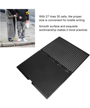 Portable Braille Writing Board 31x22x3 - 27 Lines 30 Cells | Essential Braille Learning Tool & Pen Accessories - Buy Online on GoSupps.com