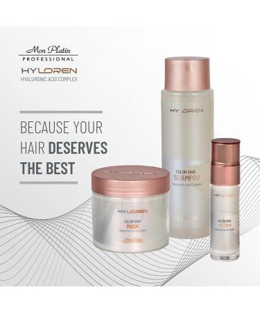 HYLoren Color Save Masque capillaire l'acide hyaluronique masque lissant revitalisant en profondeur adoucit lisse et fait briller les cheveux ab m s 500 ml Pour cheveux secs et ab m s. - Buy Online on GoSupps.com