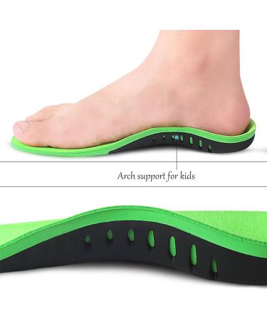 Kids Insoles for Arch Support | Orthotic Shoe Inserts for Flatfoot & Plantar Fasciitis Relief | Best Children s Insoles for Running & Walking | XS (4C-5.5C - Buy Online on GoSupps.com